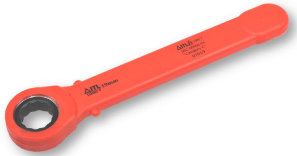 Insulated Ratcheting Ring Spanner 1000 volt