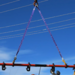 LV Crane Lift Temporary Crossarm